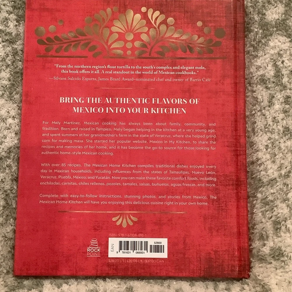 The Mexican Home Kitchen Recipie Book MelynMartinez NWT - Picture 5 of 16